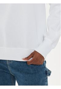 Calvin Klein Jeans Bluza Monologo J20J223536 Biały Regular Fit. Kolor: biały. Materiał: bawełna #5