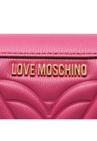 Love Moschino - LOVE MOSCHINO Torebka JC4119PP1GLV0615 Różowy. Kolor: różowy. Materiał: skórzane #4