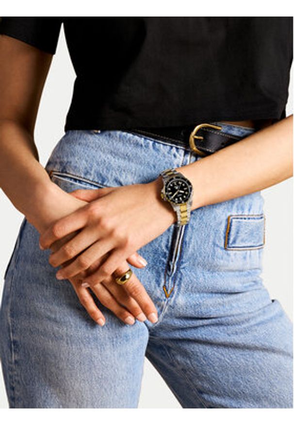 Fossil Zegarek Blue ES5349 Złoty. Kolor: złoty