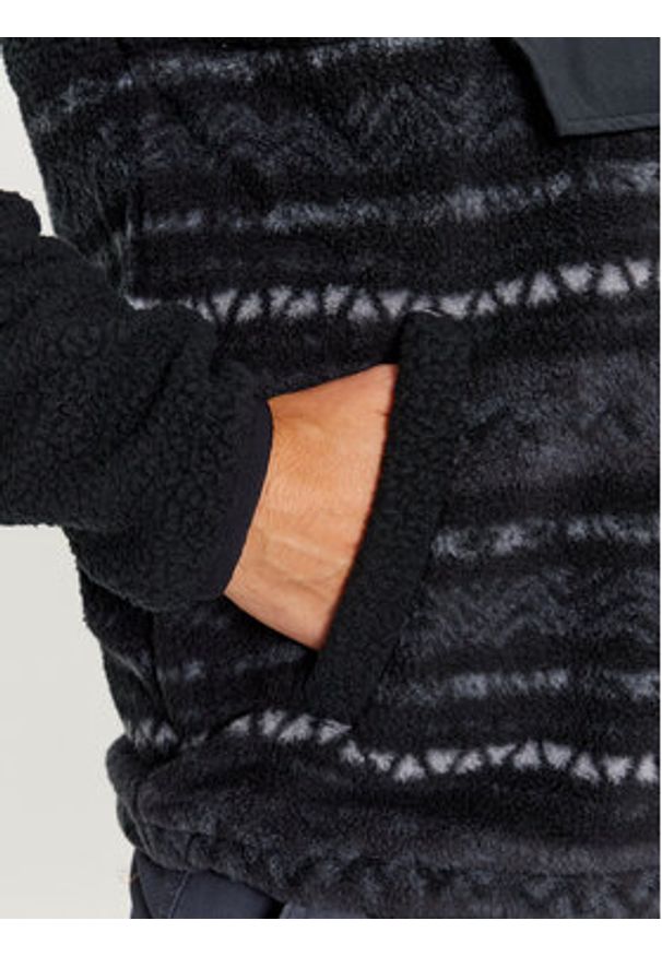 Quiksilver Polar Clean Coasts Otlr EQYFT04801 Czarny Regular Fit. Kolor: czarny. Materiał: polar, syntetyk