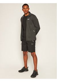 Jack Wolfskin Szorty sportowe Active Track 1503791 Czarny Regular Fit. Kolor: czarny. Materiał: syntetyk #3