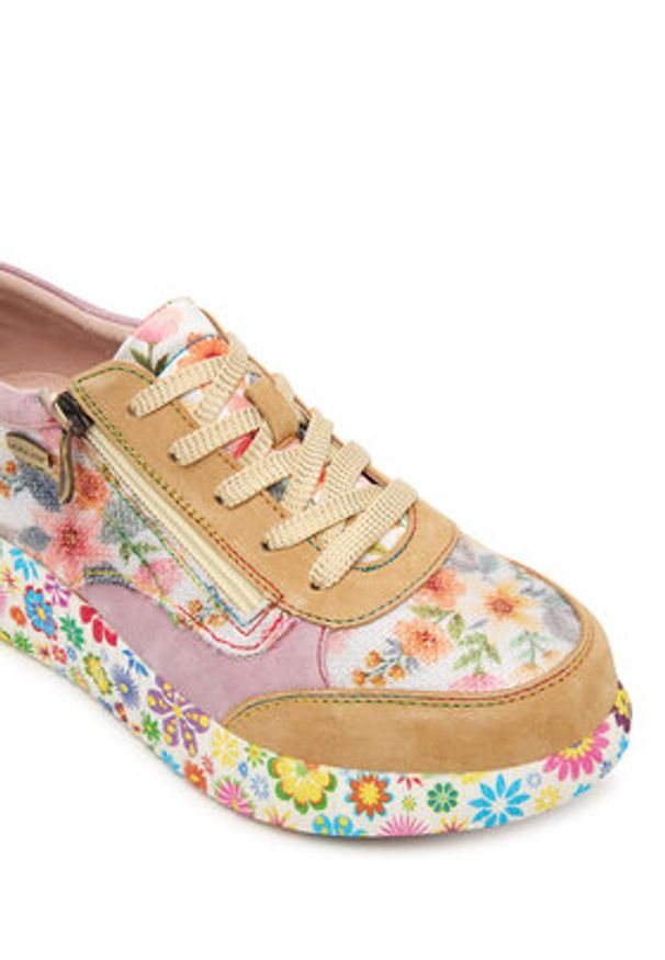 Laura Vita Sneakersy Nikito 62 Kolorowy. Materiał: skóra. Wzór: kolorowy