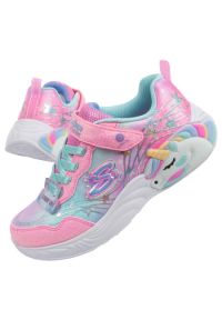 skechers - Buty sportowe Skechers 302299L/PKTQ różowe. Zapięcie: rzepy. Kolor: różowy. Materiał: materiał. Szerokość cholewki: normalna