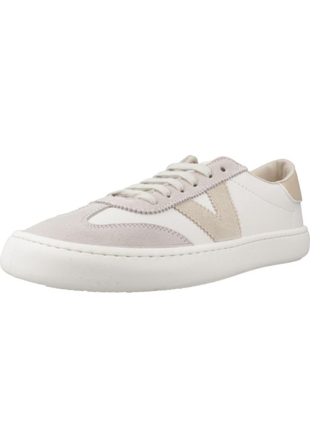 Buty VICTORIA 1186100V Beżowy. Kolor: szary, beżowy, wielokolorowy. Materiał: tkanina, skóra. Styl: sportowy