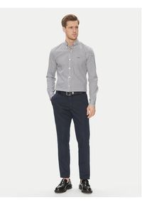 BOSS Spodnie materiałowe H-Kaiton1 50540650 Granatowy Slim Fit. Kolor: niebieski. Materiał: bawełna #5