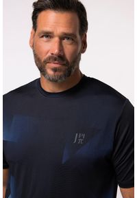 JAY-PI - Męska Koszulka funkcyjna tenis rękaw 1/2 do 7 XL. Kolekcja: plus size. Kolor: niebieski. Materiał: elastan, poliester, materiał. Sport: tenis