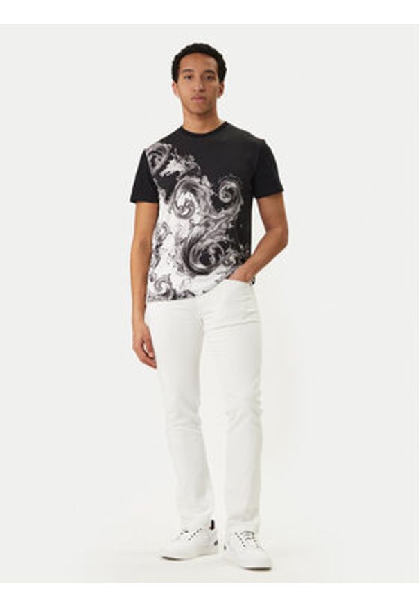 Versace Jeans Couture Jeansy 80GAB5S0 CEWCA Biały Slim Fit. Kolor: biały