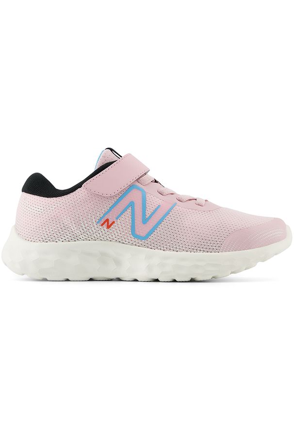 Buty dziecięce New Balance PA520RS8 – różowe. Kolor: różowy. Materiał: guma, materiał, syntetyk. Szerokość cholewki: normalna. Sport: bieganie