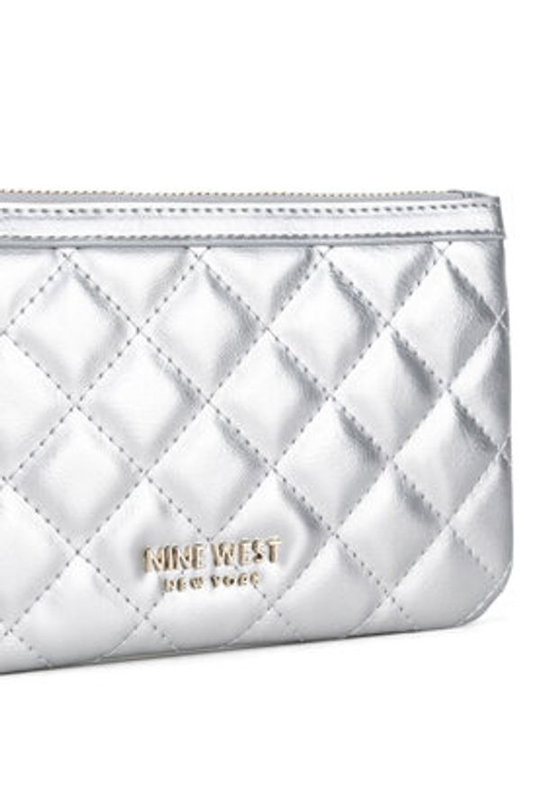 Nine West Torebka LILLA1 Srebrny. Kolor: srebrny