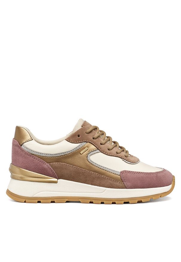 Sneakersy Geox. Kolor: kremowy