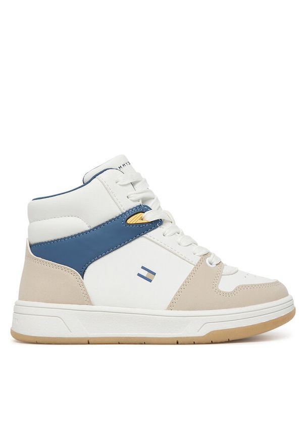 TOMMY HILFIGER - Sneakersy Tommy Hilfiger. Kolor: biały