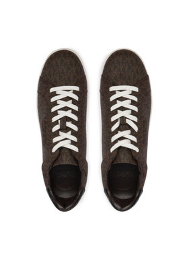 MICHAEL Michael Kors Sneakersy 42S4KEFS1B Brązowy. Kolor: brązowy. Materiał: skóra