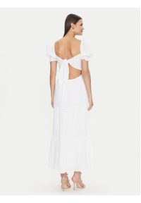 Gina Tricot Sukienka letnia 22706 Biały Regular Fit. Kolor: biały. Materiał: bawełna. Sezon: lato #3