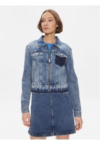 Tommy Jeans Kurtka jeansowa Izzie DW0DW16989 Niebieski Slim Fit. Kolor: niebieski. Materiał: bawełna #1