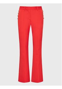 Simple Spodnie materiałowe SPD505-02 Czerwony Regular Fit. Kolor: czerwony. Materiał: materiał, syntetyk #4