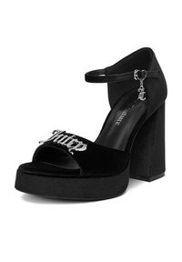 Juicy Couture Sandały EO-WSS21645-01 Czarny. Kolor: czarny. Materiał: materiał #3