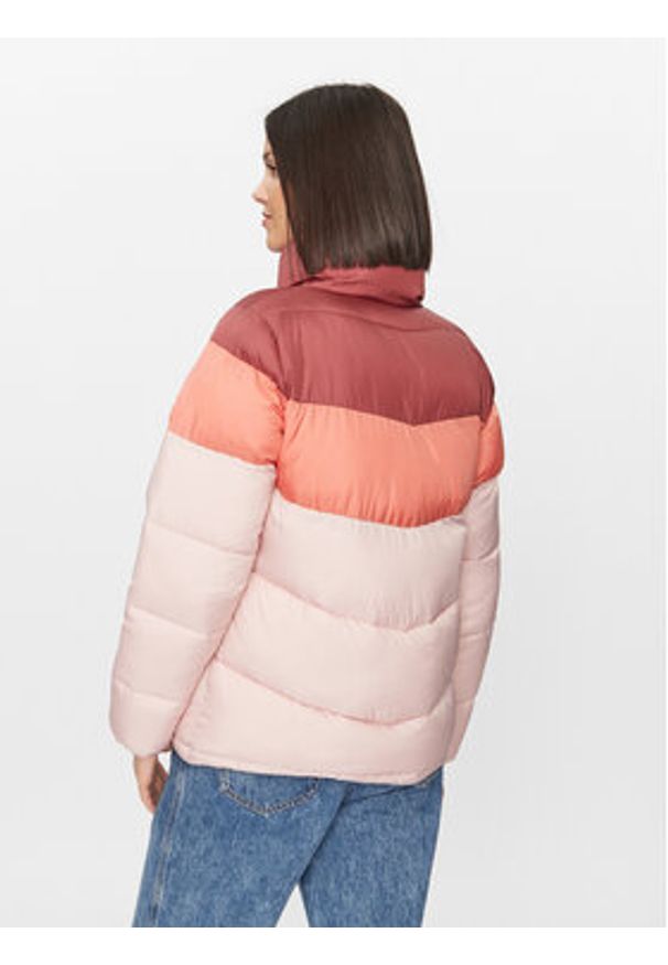 columbia - Columbia Kurtka zimowa Puffect™ Color Blocked Jacket Czerwony Regular Fit. Kolor: czerwony. Materiał: syntetyk. Sezon: zima