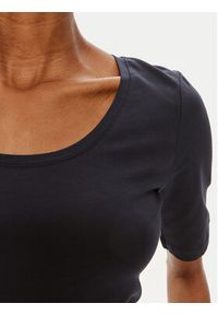 GANT - Gant T-Shirt 4203491 Granatowy Slim Fit. Kolor: niebieski. Materiał: bawełna #5