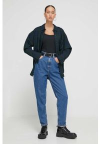 Tommy Jeans jeansy damskie high waist. Stan: podwyższony. Kolor: niebieski #2