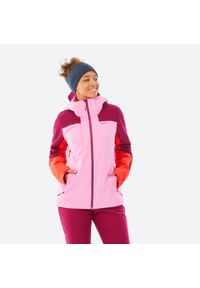 WEDZE - Kurtka narciarska damska Wedze 500 Sport. Kolor: różowy. Sport: narciarstwo