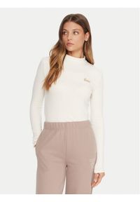 Guess Bluzka V5BP10 KCBF1 Écru Slim Fit. Materiał: bawełna
