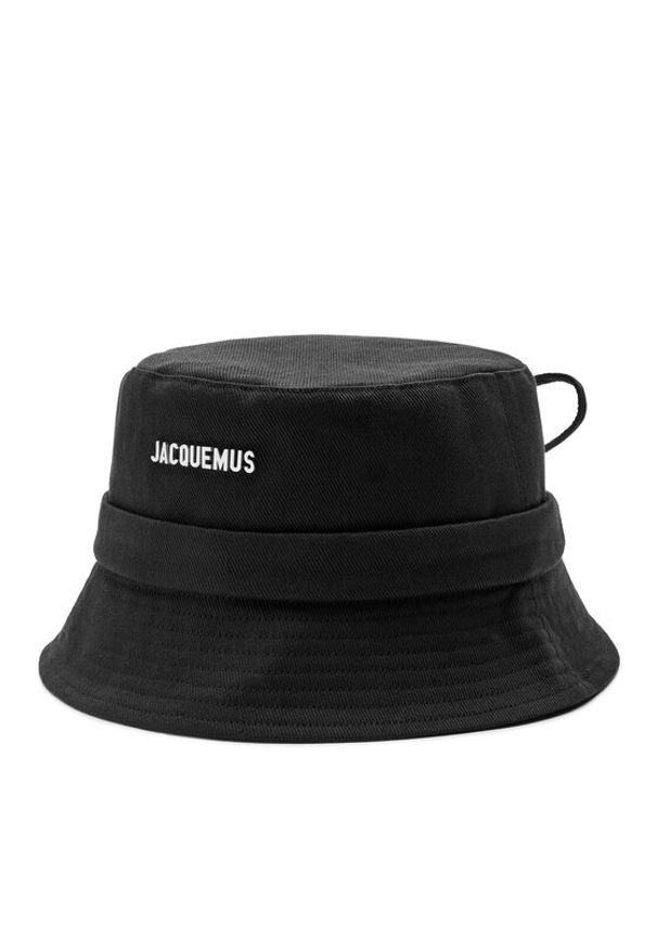 JACQUEMUS Kapelusz 223AC001U Czarny. Kolor: czarny. Materiał: materiał, bawełna