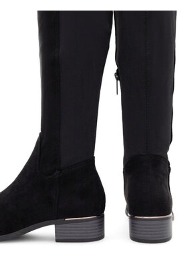 Jenny Fairy Kozaki WS2759-04 Czarny. Kolor: czarny. Materiał: materiał