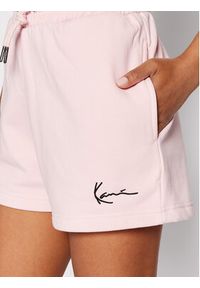 Karl Kani Szorty sportowe Small Signature 6113707 Różowy Regular Fit. Kolor: różowy. Materiał: bawełna #3