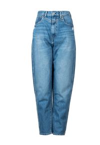 Pepe Jeans Jeansy "Baloon Fit Rachel" | PL203739HH6R | Baloon Fit Rachel | Kobieta | Niebieski. Stan: podwyższony. Kolor: niebieski. Wzór: aplikacja #6