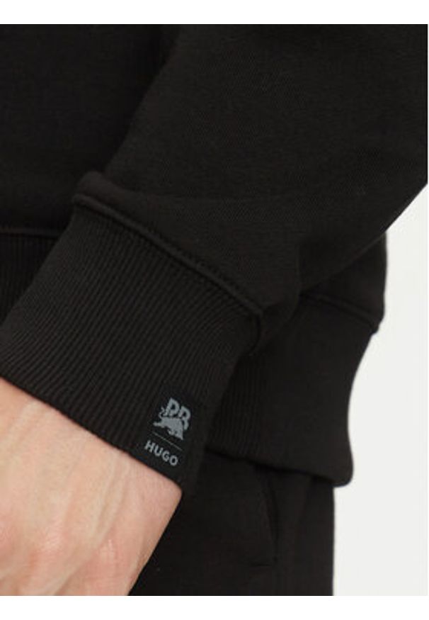 Hugo - HUGO Bluza Dahrain_RB 50542806 Czarny Regular Fit. Kolor: czarny. Materiał: bawełna