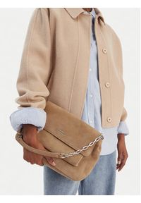Gino Rossi - GINO ROSSI Torebka EO-LA224-19145 Beżowy. Kolor: beżowy. Materiał: zamszowe, skórzane #4