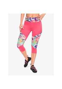 OCUN - Legginsy wspinaczkowe damskie Ocun Rhea 3/4 Leggings. Kolor: różowy