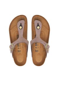 Birkenstock Japonki Gizeh 1029495 Beżowy. Kolor: beżowy. Materiał: skóra, nubuk #6
