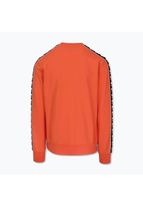 PITBULL - Bluza męska Pitbull Tape Nugget Crewneck Sweatshirt. Kolor: pomarańczowy. Sport: fitness