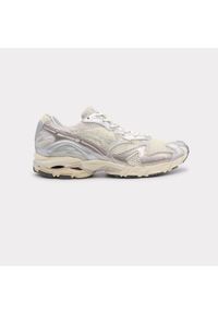 Buty męskie Mizuno Wave Rider 10 mizuno snow white/white sand/nimbus cloud. Kolor: żółty. Model: Mizuno Wave