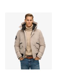 Superdry - Kurtka Bomber Pikowana City. Kolor: beżowy. Długość rękawa: długi rękaw #1