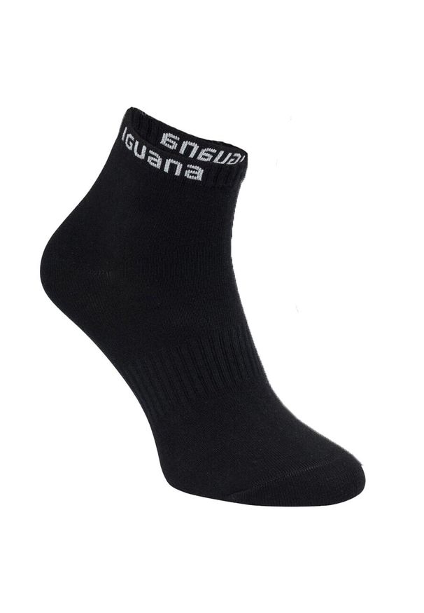 Iguana - Skarpety Unisex Adult Igino Mid Cut (zestaw 3 Sztuk). Kolor: czarny. Sport: turystyka piesza