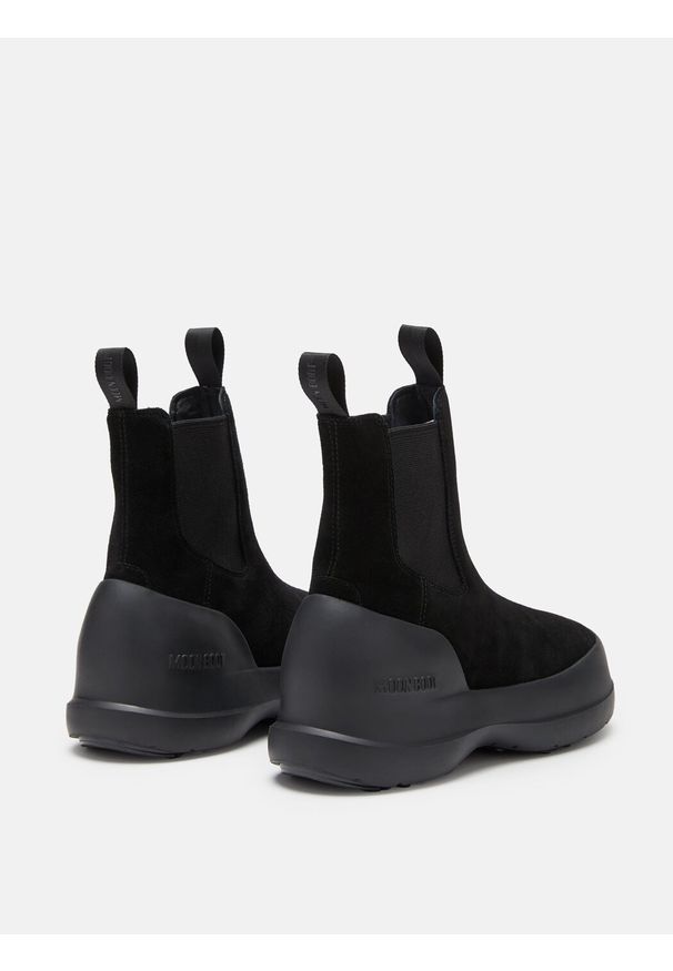 Moon Boot LUNA CHELSEA SUEDE Sztyblety damskie. Kolor: czarny