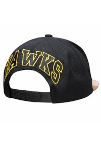 Czapka z daszkiem Mitchell & Ness NBA HWC Atlanta Hawks Choco Camo -AHAYYPPPBLCK. Kolor: czarny