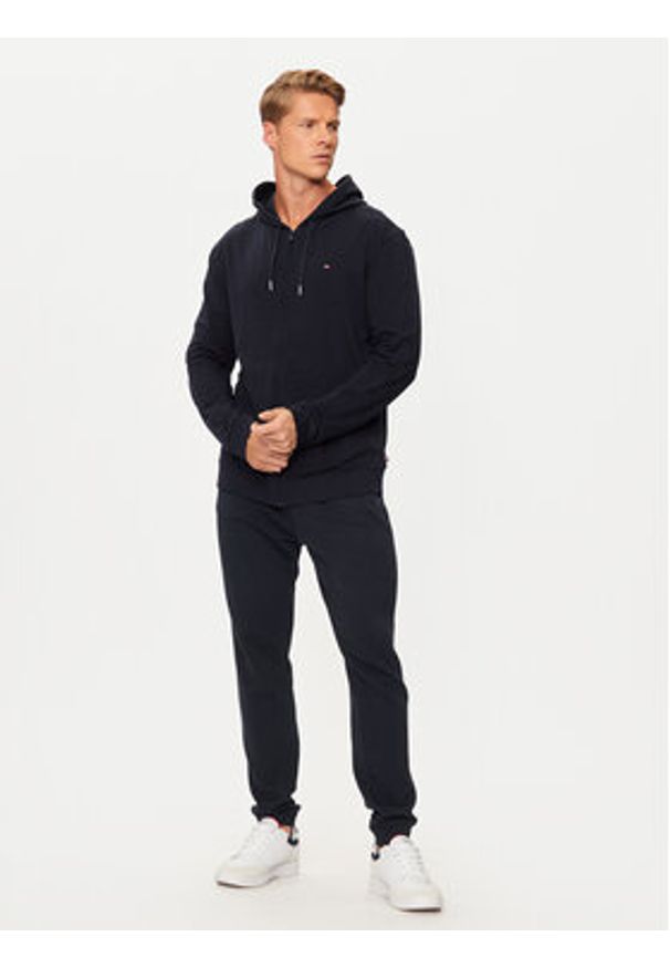 TOMMY HILFIGER - Tommy Hilfiger Bluza UM0UM03434 Granatowy Regular Fit. Kolor: niebieski. Materiał: bawełna