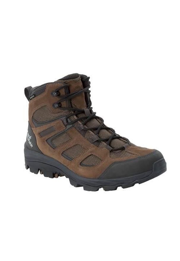 Buty trekkingowe męskie Jack Wolfskin Vojo 3 Texapore Mid. Wysokość cholewki: za kostkę. Zapięcie: sznurówki. Kolor: wielokolorowy. Materiał: syntetyk, materiał, zamsz. Szerokość cholewki: normalna