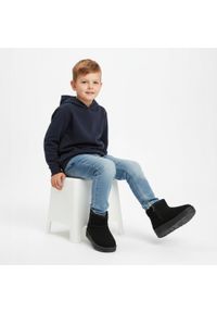 Big-Star - Czarne Śniegowce Big Star Ocieplane Buty Dziecięce. Kolor: czarny. Materiał: syntetyk, materiał, futro. Szerokość cholewki: normalna #9