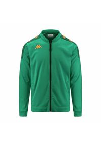 Dziecięca bluza dresowa Kappa Giullio. Kolor: zielony. Materiał: dresówka. Sport: piłka nożna #1
