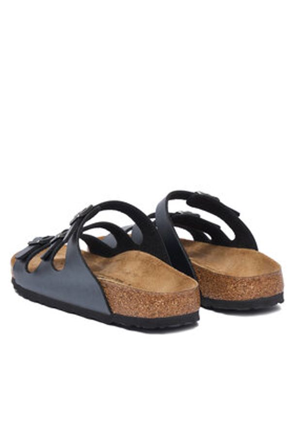 Birkenstock Klapki Florida 1033035 Czarny. Kolor: czarny. Materiał: syntetyk