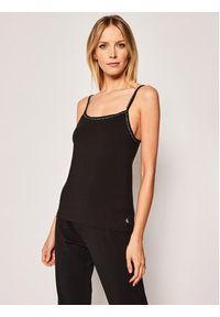 Calvin Klein Underwear Komplet 2 topów Cami 000QS6440E Czarny Regular Fit. Kolor: czarny. Materiał: bawełna #2