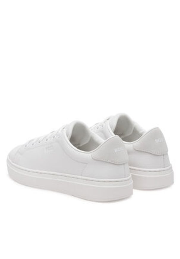BOSS Sneakersy Kieran 50536393 Biały. Kolor: biały. Materiał: skóra
