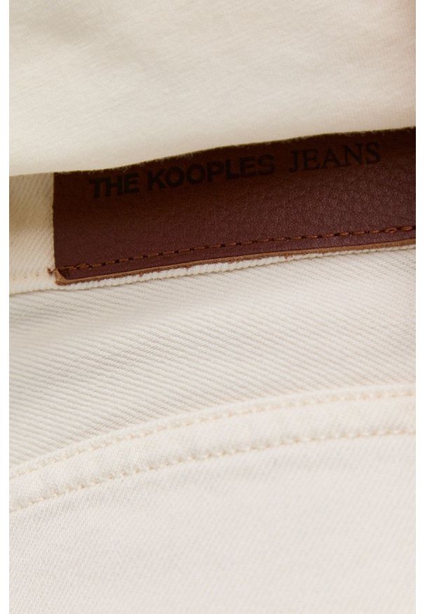 The Kooples - Jeansy Fjea. Stan: podwyższony. Kolor: beżowy