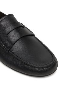 TOMMY HILFIGER - Tommy Hilfiger Mokasyny Flag Leather Driver Loafer FW0FW09350 Czarny. Kolor: czarny. Materiał: skóra #3