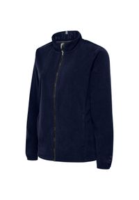 Bluza polarowa Hummel North Full Zip Fleece Jacket Woman. Kolor: niebieski. Materiał: polar. Sport: piłka ręczna