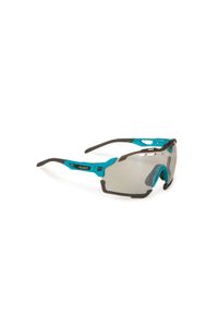 Okulary Rudy Project CUTLINE LAGOON MATTE - Impactx™ Photochromic 2 Laser Black. Kolor: niebieski. Sport: turystyka piesza